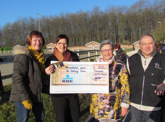 (van links naar rechts) Murielle Vanrillaer, Lut Kint, Yvette Schepers, Omer Graulus